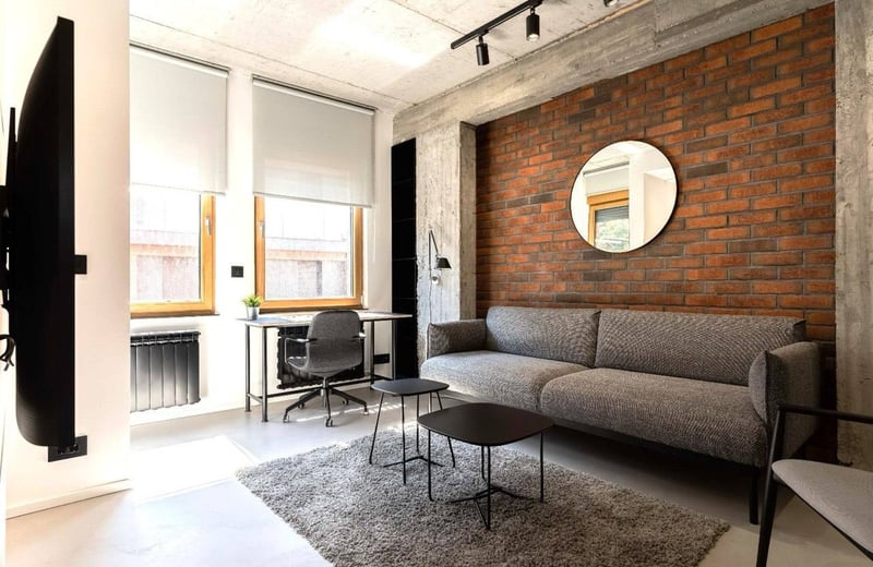 Аренда стильной 2-комнатной квартиры, 50 м², район Врачар, Белград, Сербия